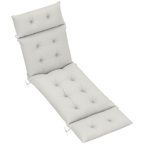 Outsunny sun lounger cushion - lounger,