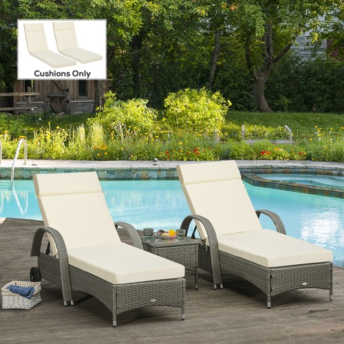 Set sun lounger cushions - of, 2